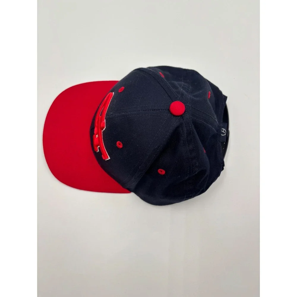 Cap‎ America Premium Line GT Snapback Hat Navy Blue Red Embroidered Cap 8505 XS